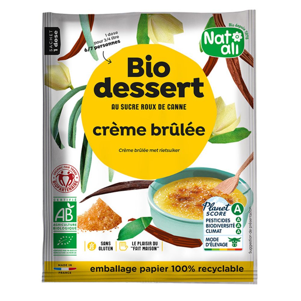 Préparation Pour Crème Brûlée Bio