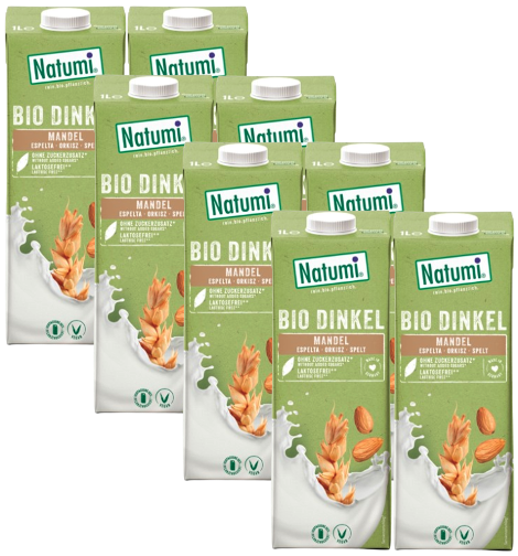 Bio Dinkel-Mandeldrink, Karton 8 Stk.