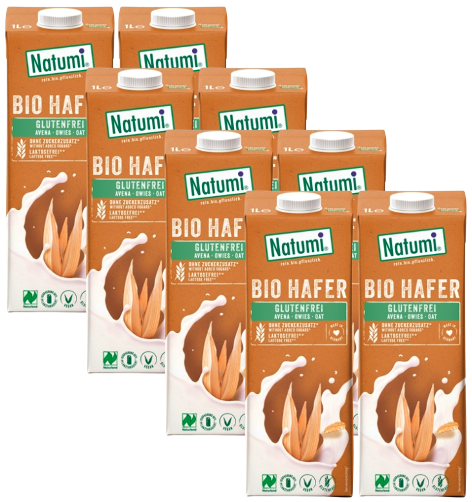 Bio Haferdrink glutenfrei, Karton 8 Stk.