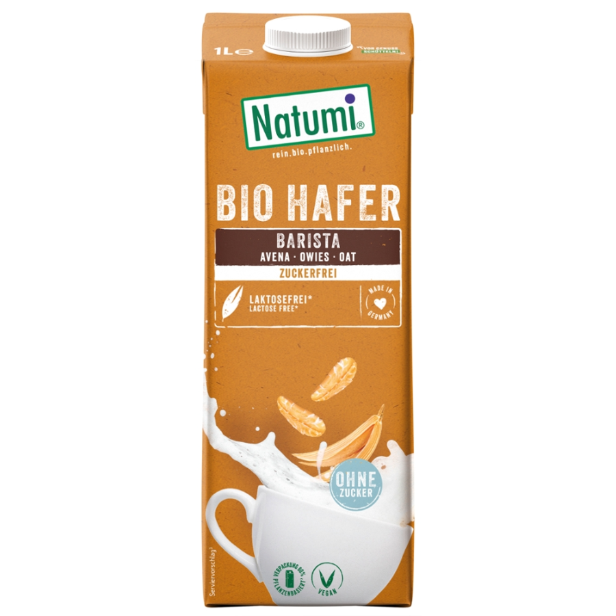 Bio Haferdrink Barista zuckerfrei