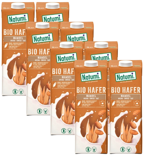 Bio Hafer-Mandeldrink, Karton 8 Stk.