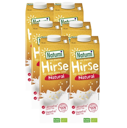 Bio Hirsedrink Natur, Karton 6 Stk.