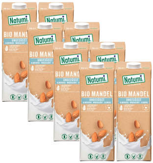 Bio Mandeldrink ungesüßt, Karton 8 Stk.