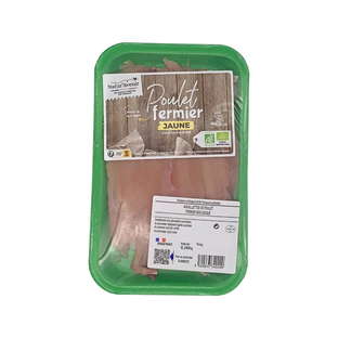 Aiguillettes de Poulet Fermier Jaune Bio x6