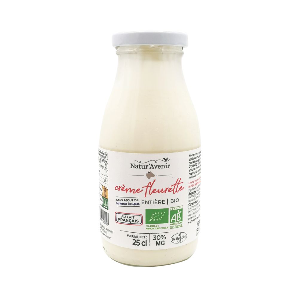 Crème fraîche fleurette bio