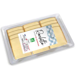 Fromage à raclette en tranches nature bio