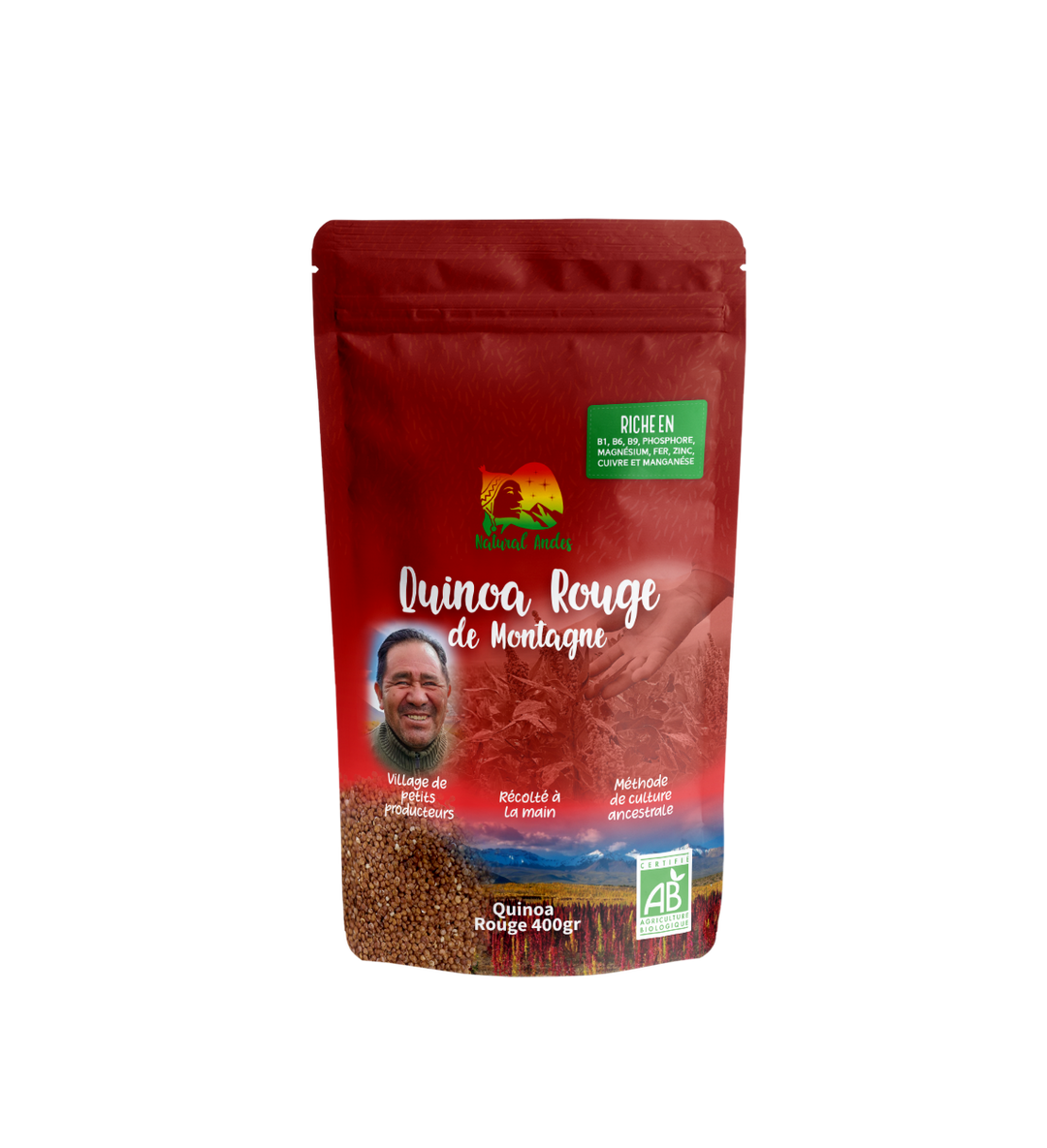 Quinoa rouge bio