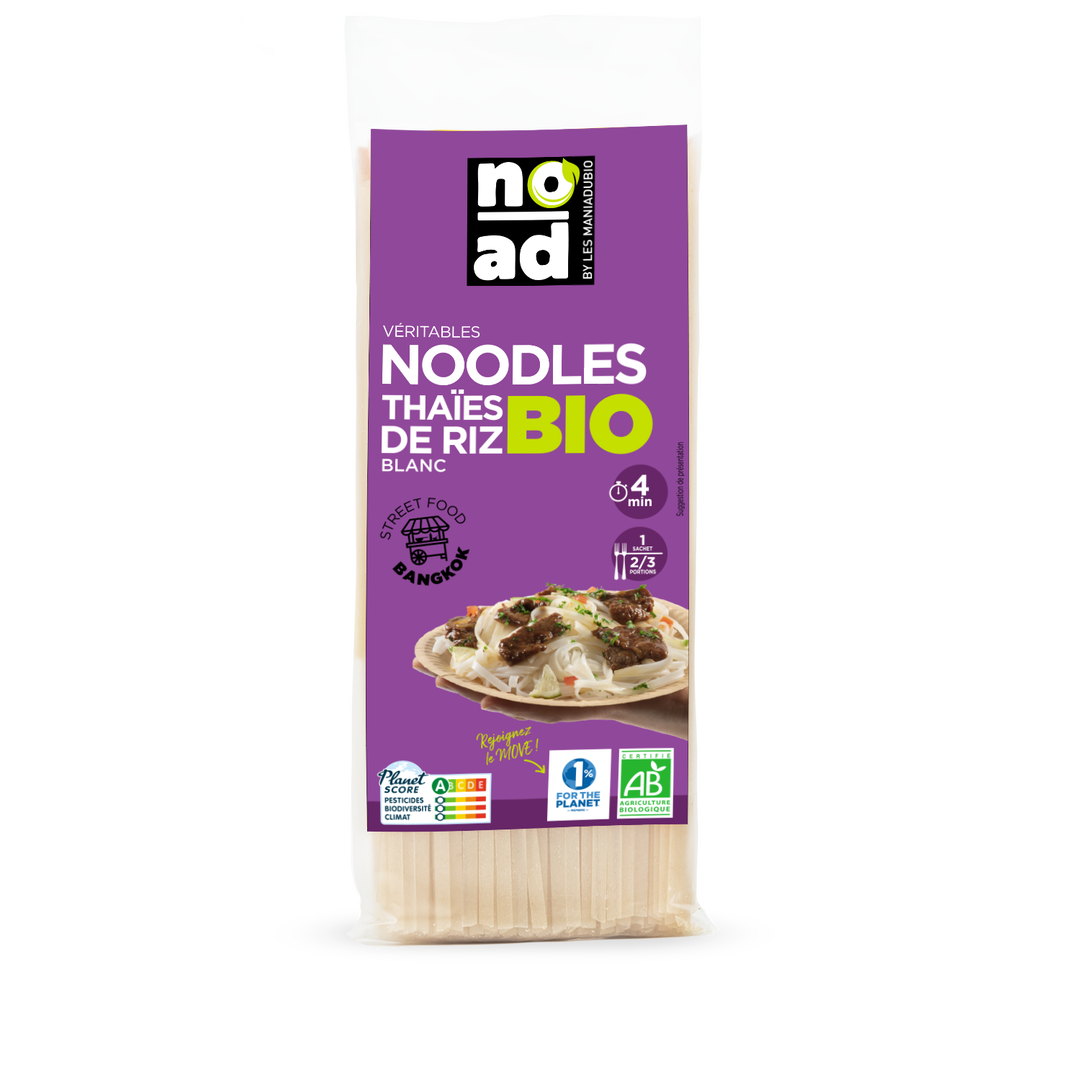 Noodle de riz blanc bio