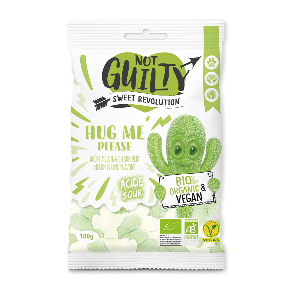 Bonbons hug me please melon et citron vert bio