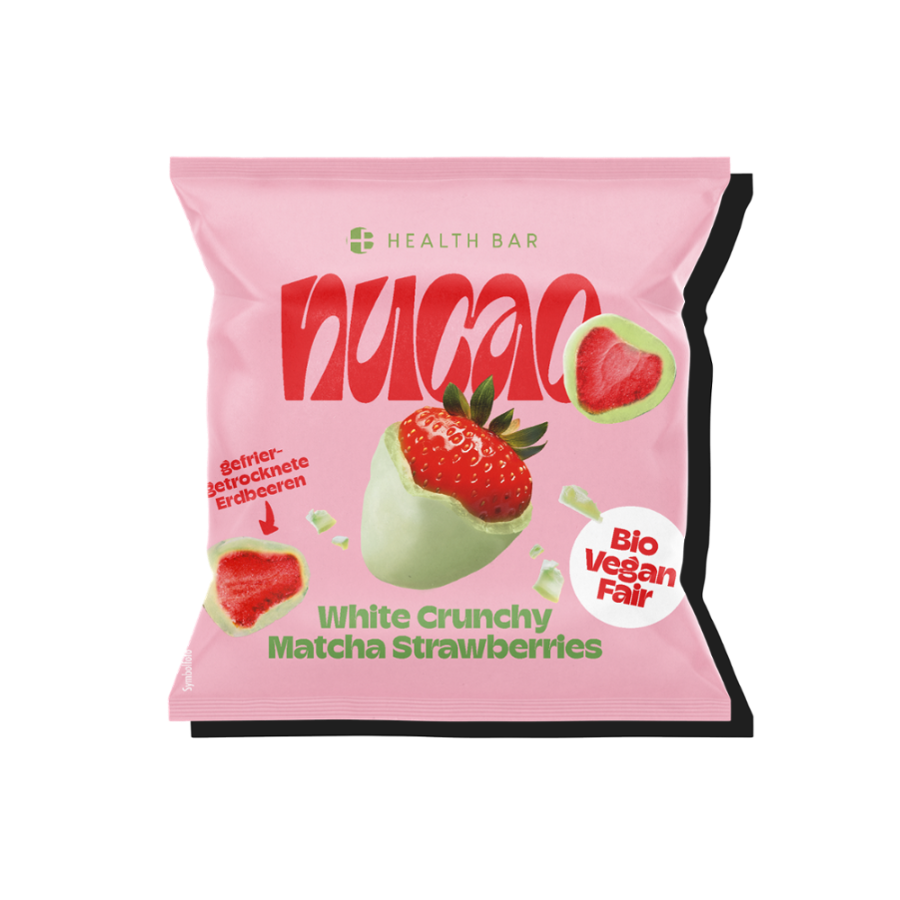 Bio Schokofrüchte Matcha Erdbeere, vegan