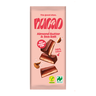 Bio Schokolade Zartbitter Almond Butter & Sea Salt
