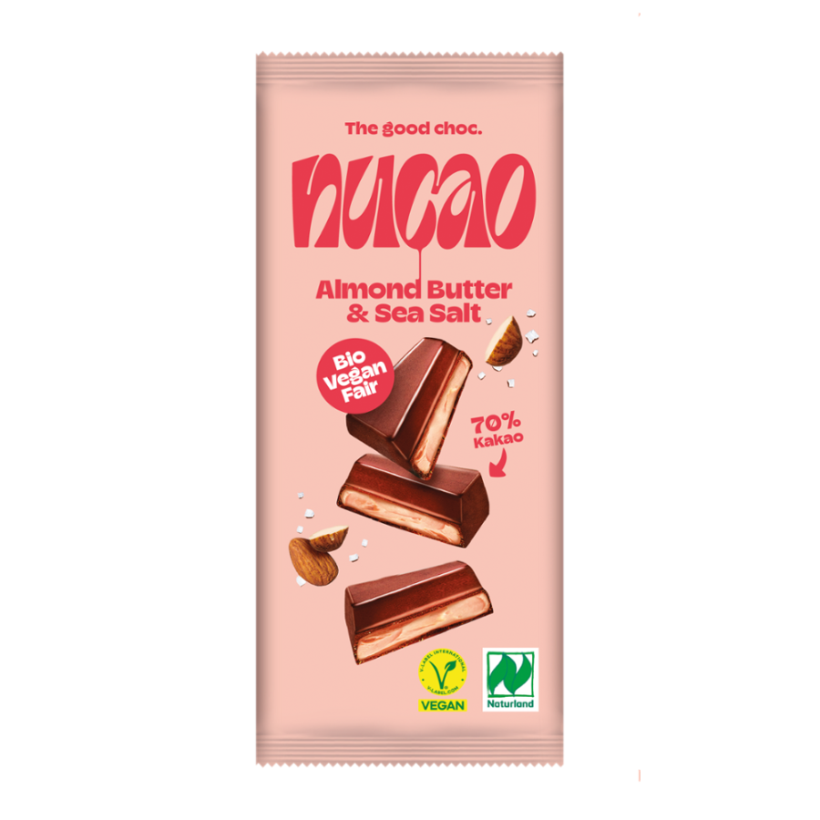 Bio Schokolade Zartbitter Almond Butter & Sea Salt