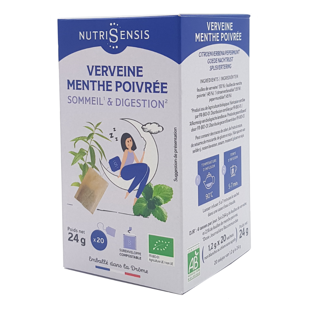 Infusion verveine menthe bio x 24