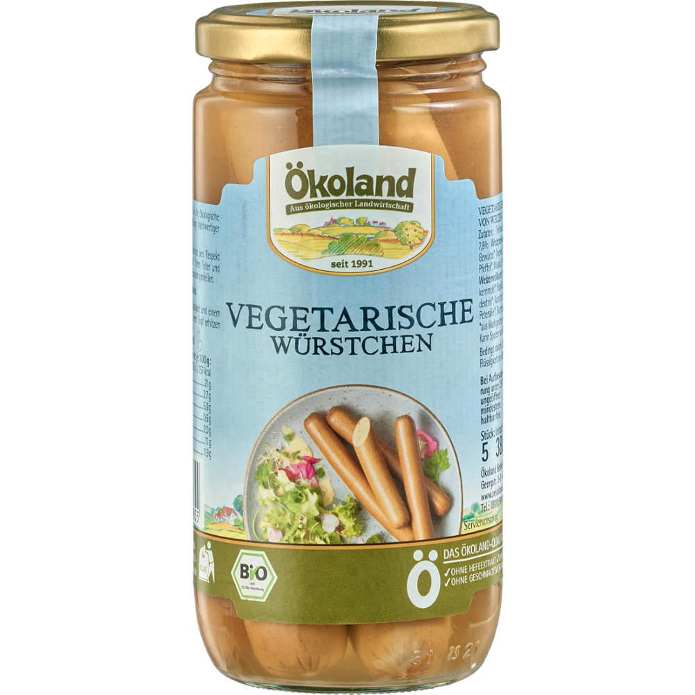 Bio vegetarische Würstchen