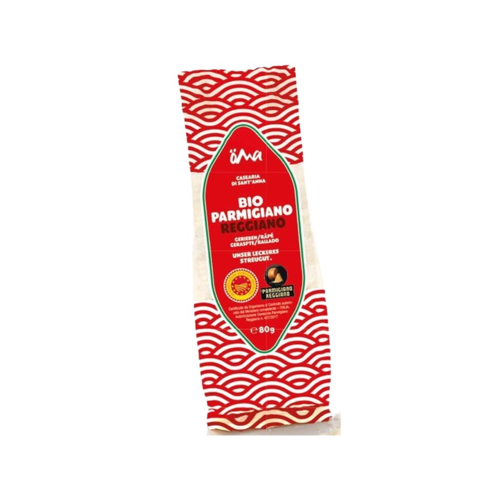 Fromage râpé parmesan reggiano AOP bio