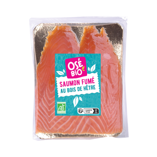 Saumon fumé bio - 2 tranches