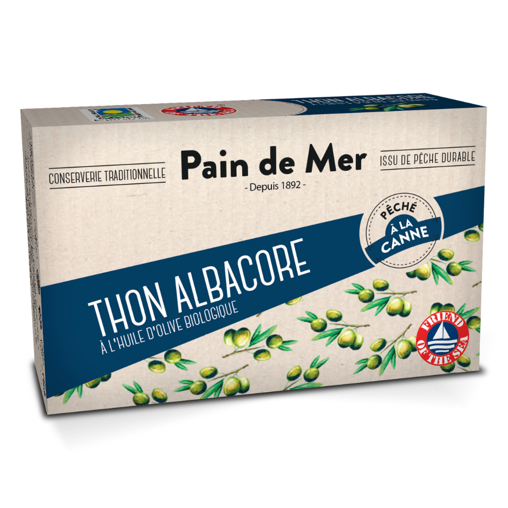 Thon albacore à l'huile d'olive bio