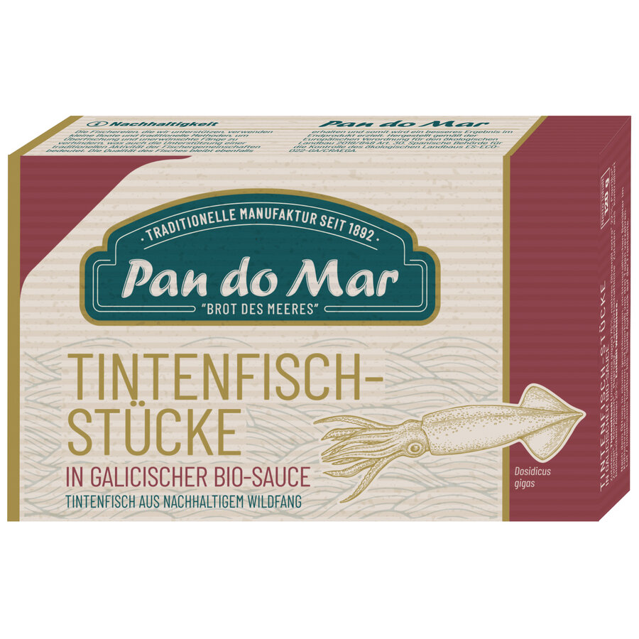 Tintenfischstücke in galizischer Bio Sauce