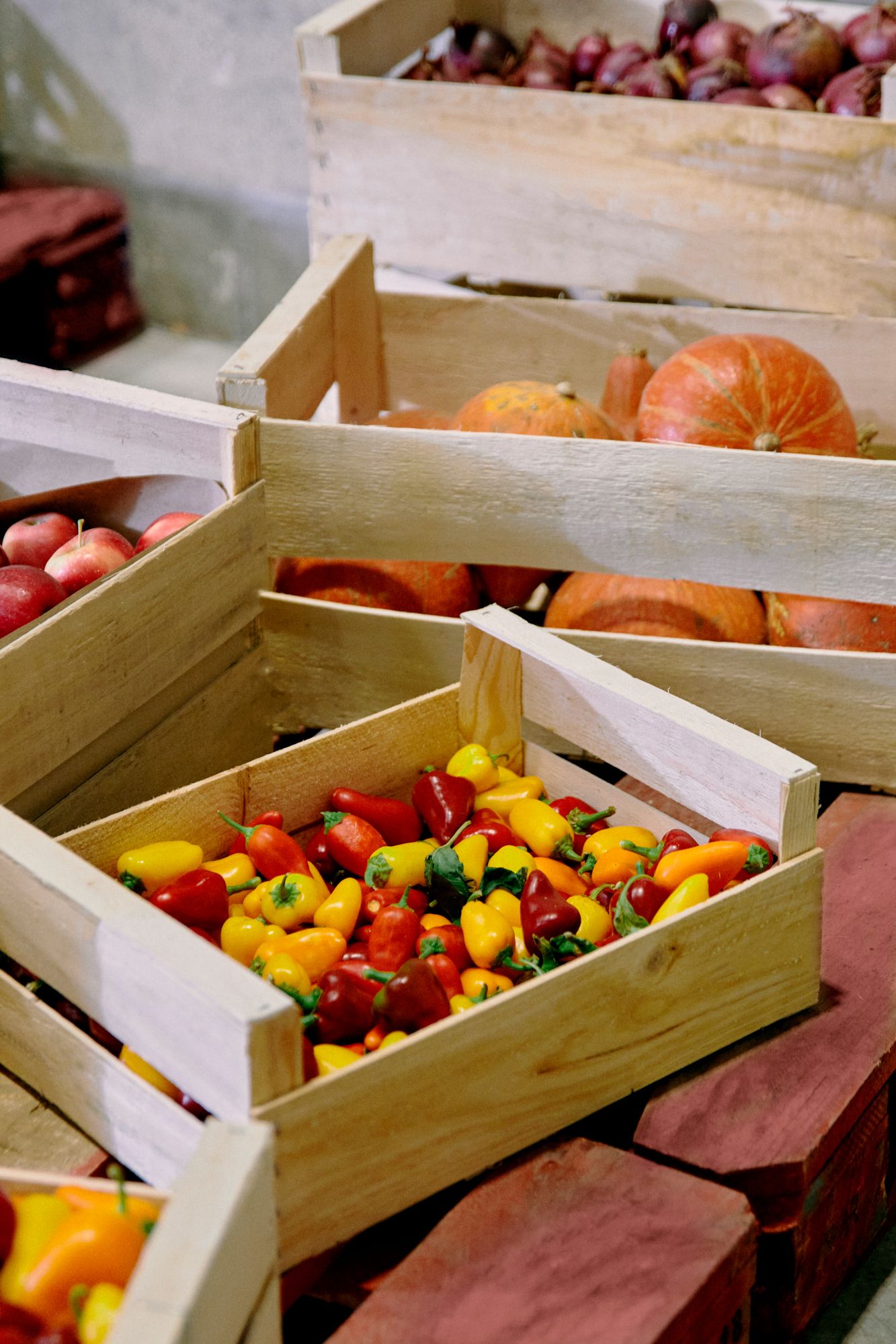 Paniers fruits et légumes