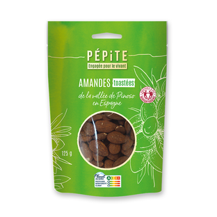 Amandes grillées d'Espagne bio
