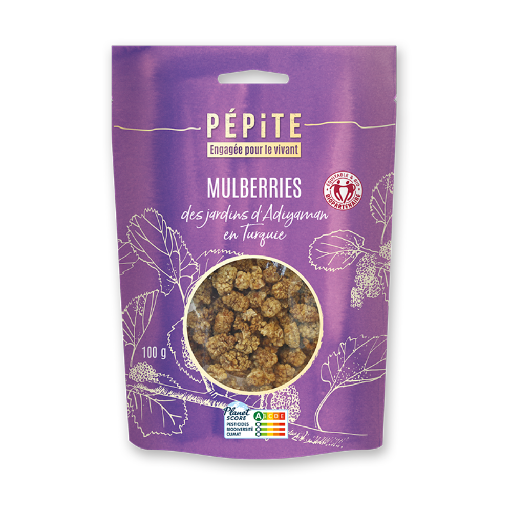 Mulberries de Turquie bio et équitables