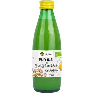 Pur jus de gingembre et citron bio