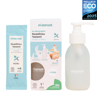 Kit Découverte Dentifrice Menthe (1 bouteille + 1 stick)