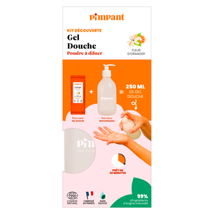 Kit découverte Gel Douche Fleur d'Oranger en Poudre à Diluer