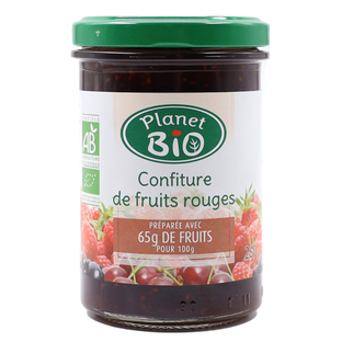 Confiture Fruits Rouges Bio