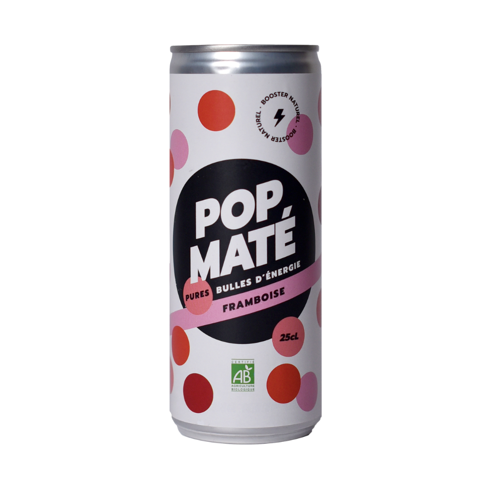 Canette pop framboise bio