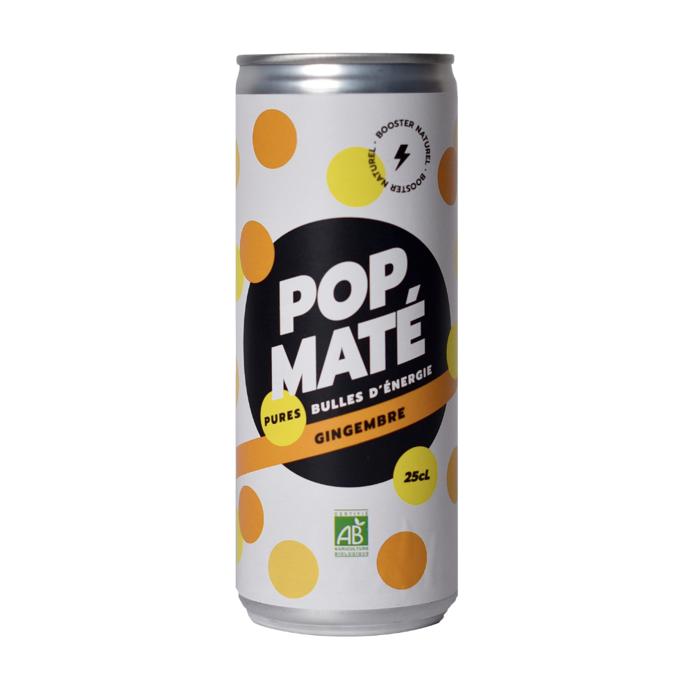 Canette pop gingembre bio