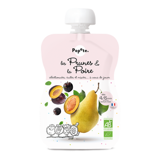 Gourde Prunes Poire BIO (dès 4 mois)