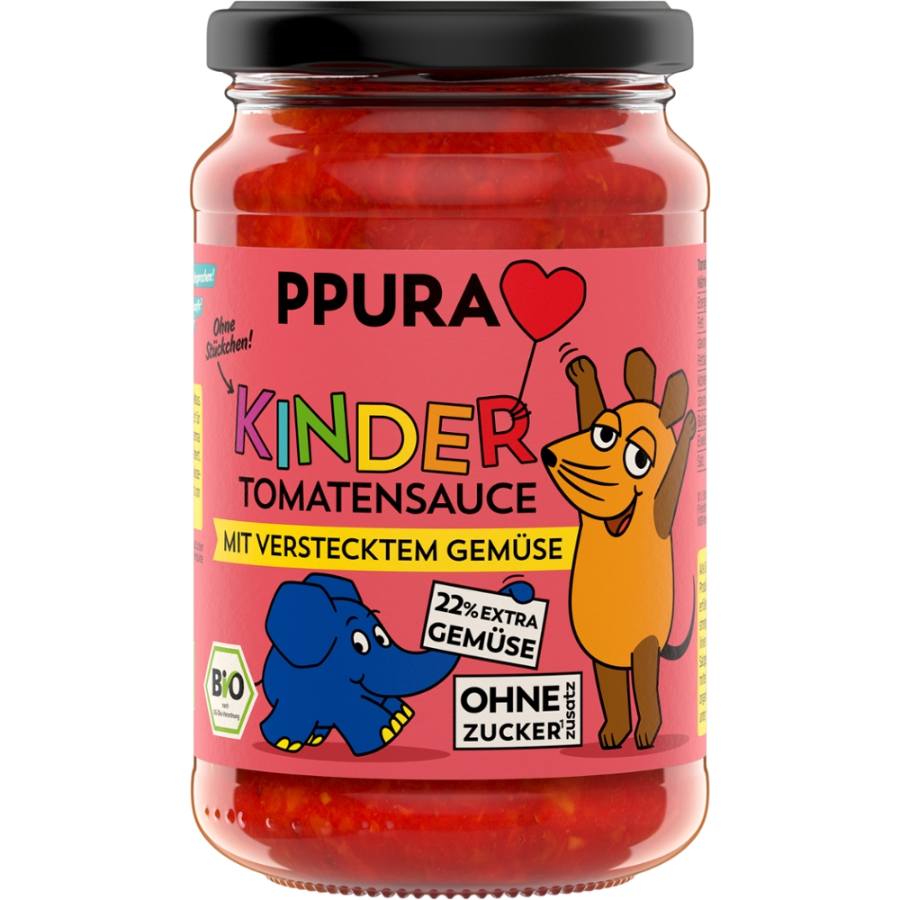 Bio Kinder Tomatensauce Gemüse