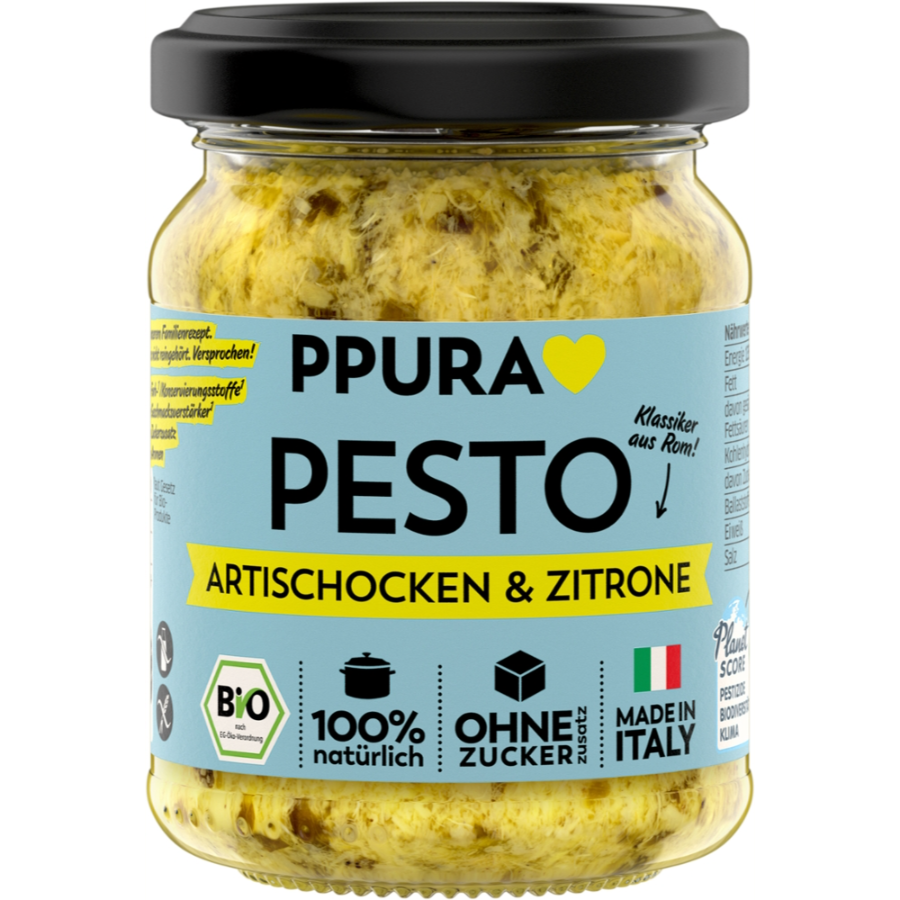 Bio Pesto Artischocke & Zitrone, vegan