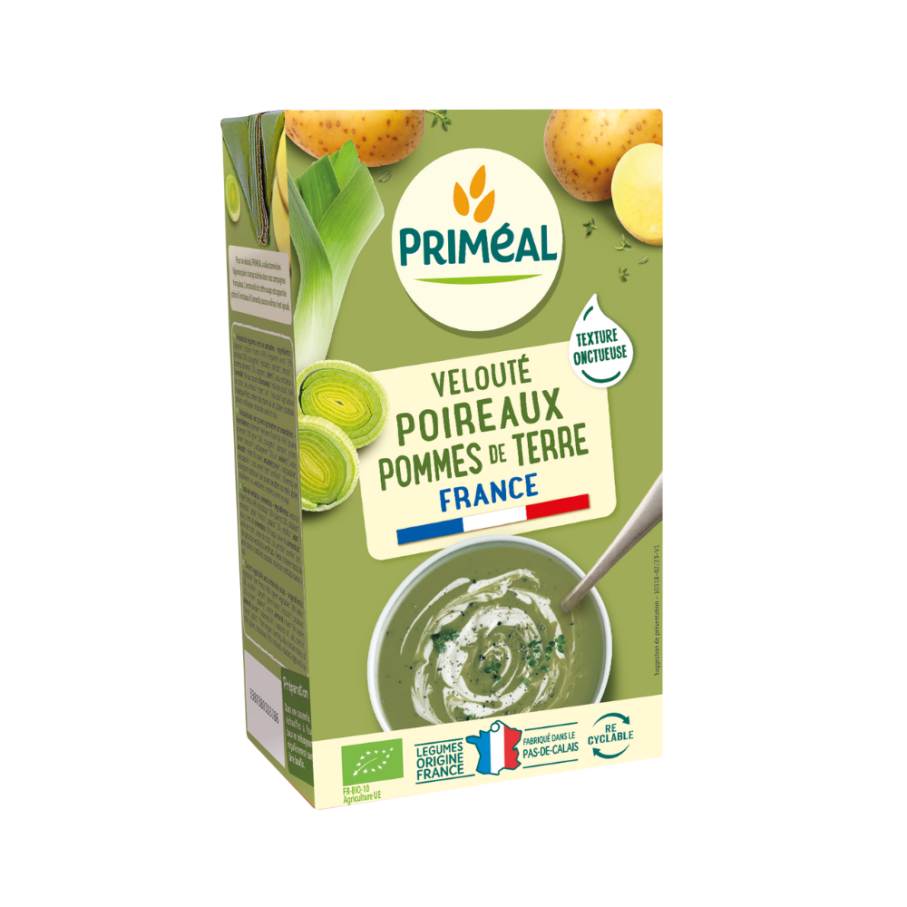 Velouté onctueux poireau pomme de terre bio
