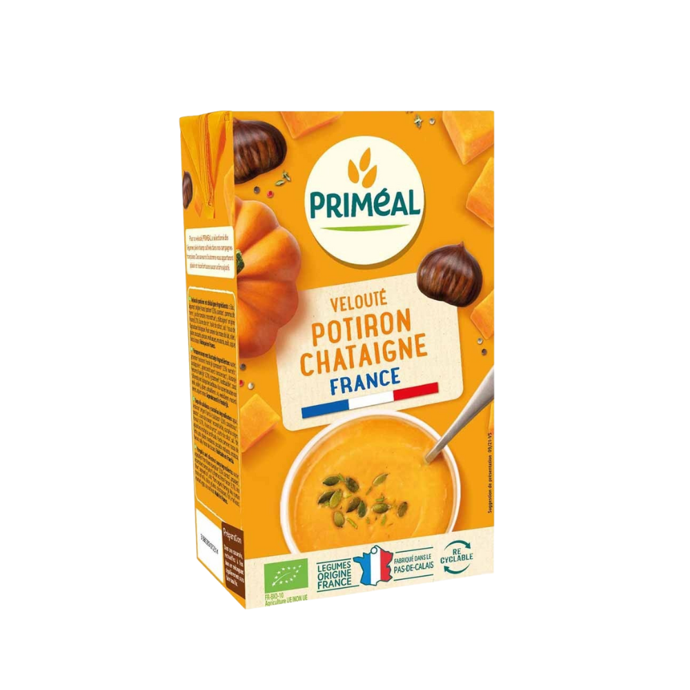 Velouté potiron châtaigne bio
