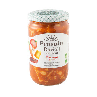 Ravioli au boeuf bio