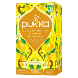 Infusion Citron Gingembre et miel de manuka Bio x 20