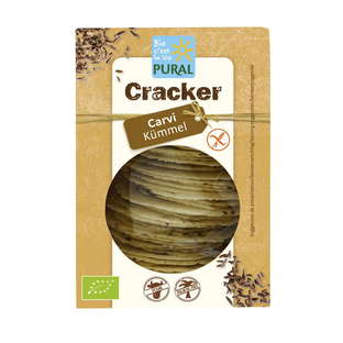 Bio Cracker Kümmel, glutenfrei