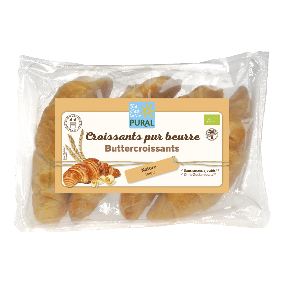 Bio Croissants zum Aufbacken