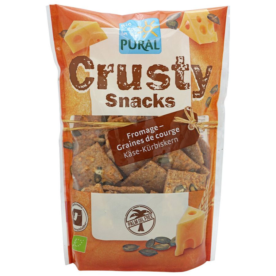 Bio Crusty Snacks Käse-Kürbiskern