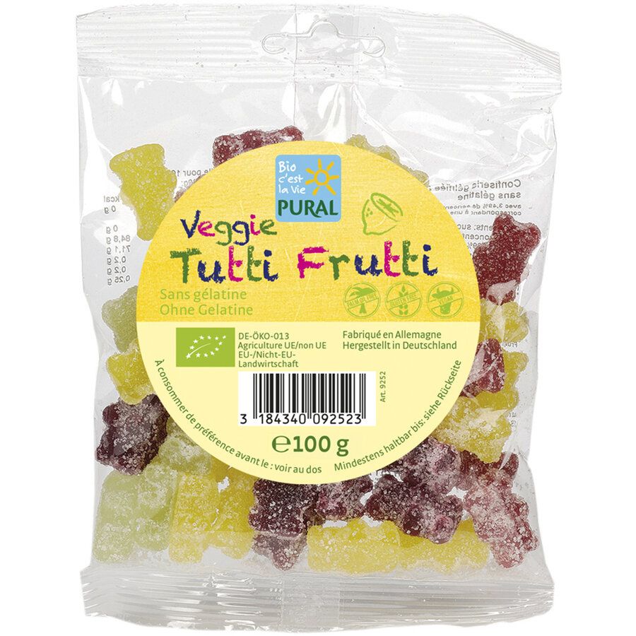 Bio Fruchtgelée Tutti Frutti, vegan