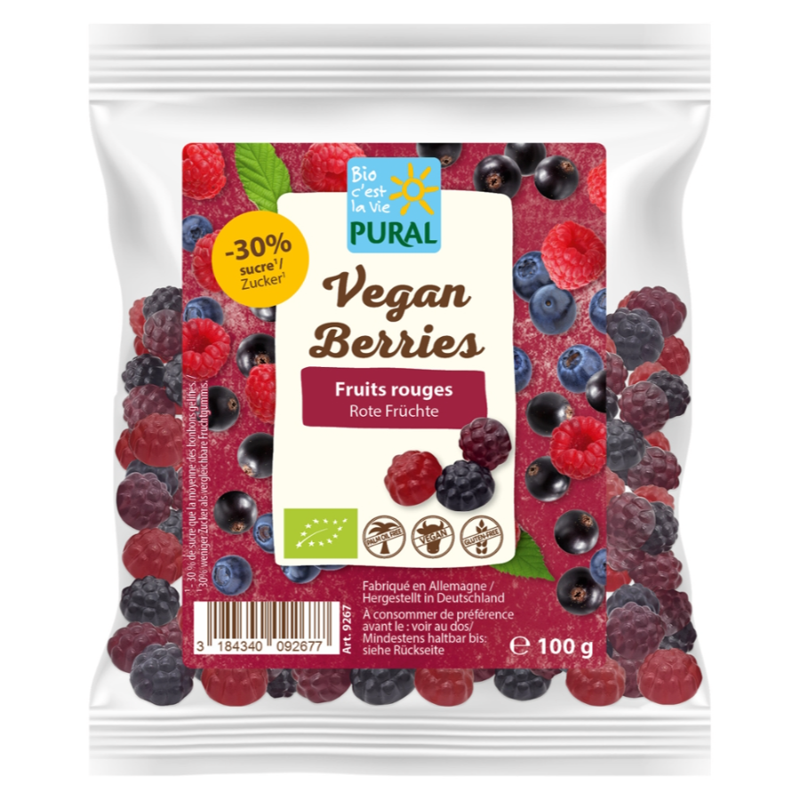 Bio Fruchtgummis Berries, vegan