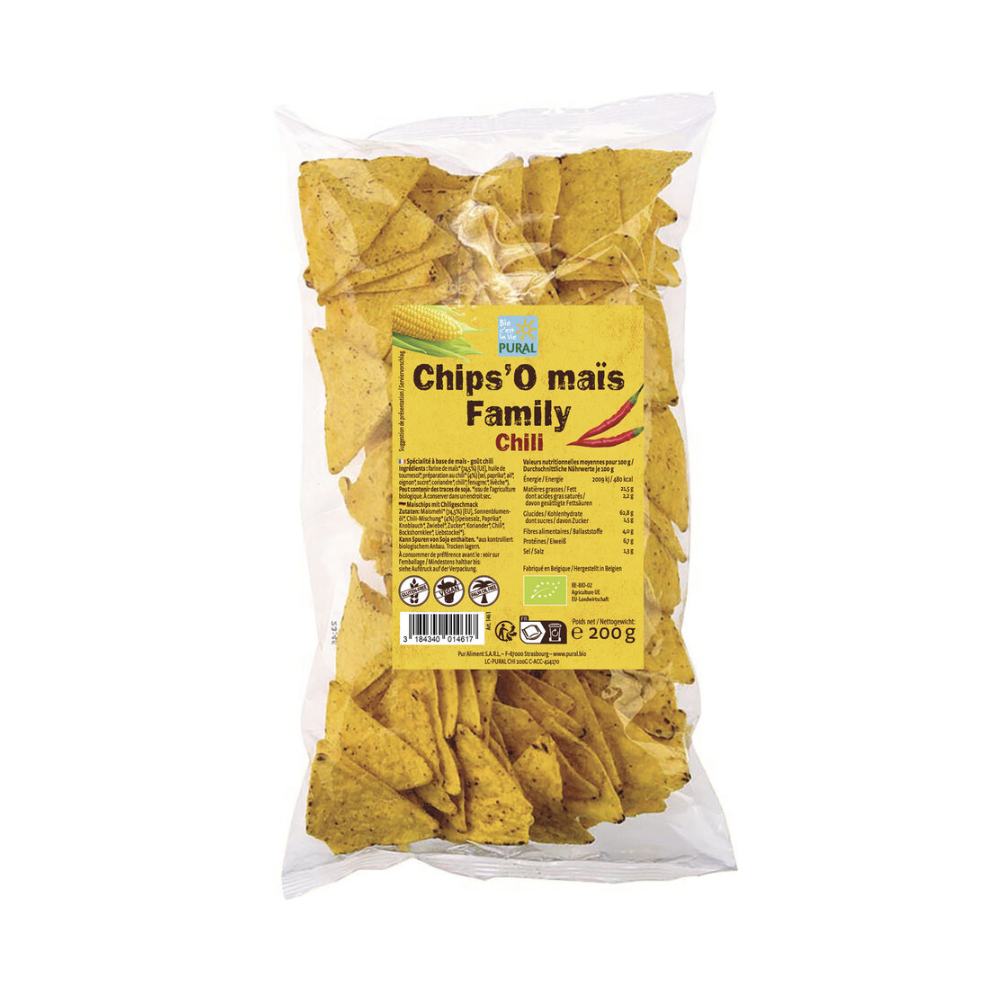 Chips Mais Chili Bio