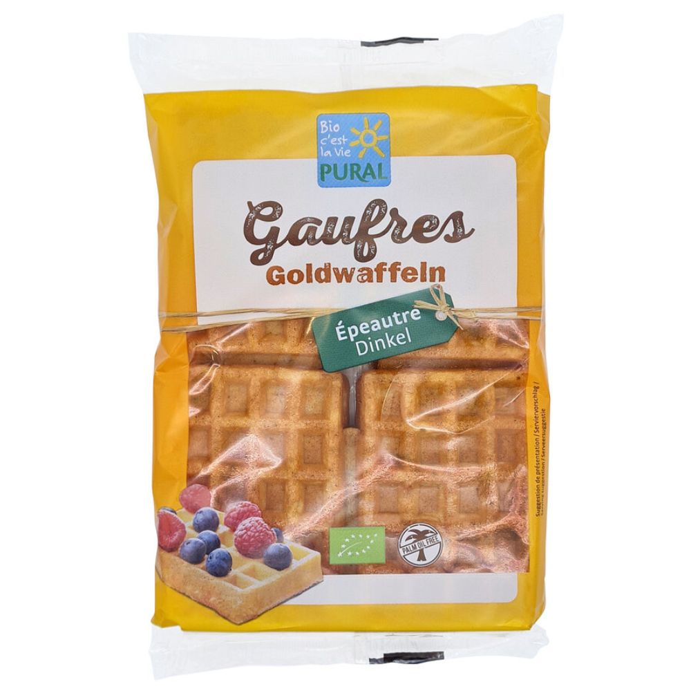 Gaufres épeautre bio