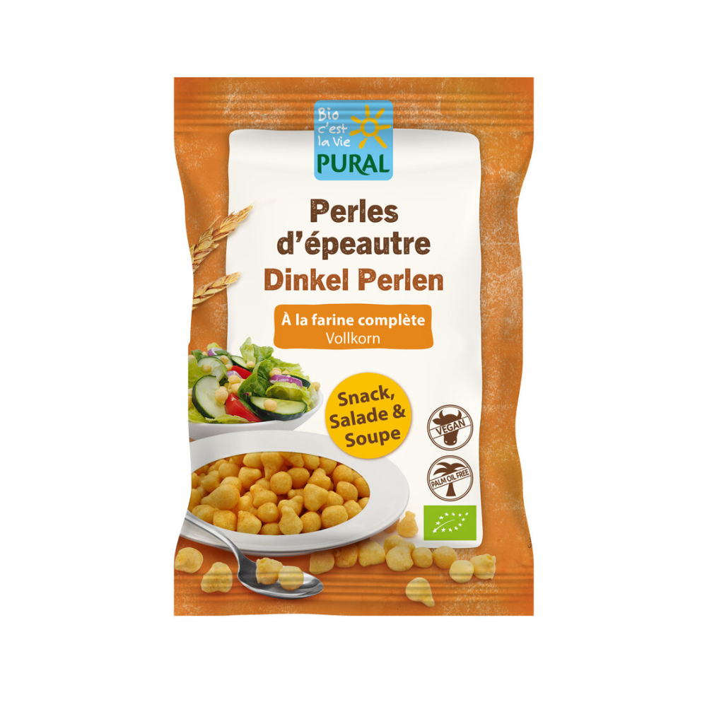 Perles épeautre à la farine complète bio