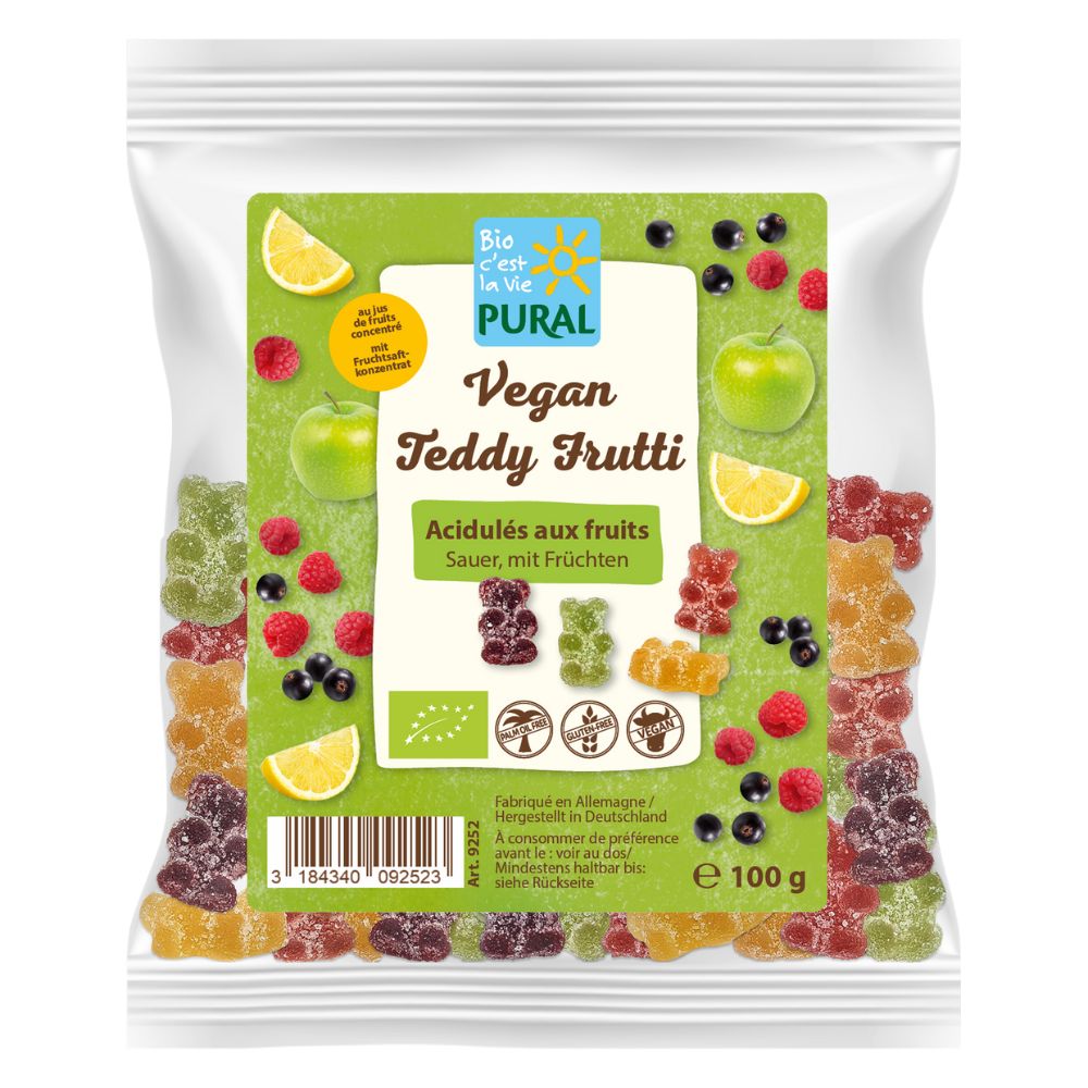 Oursons Tutti Frutti sans gélatine Bio