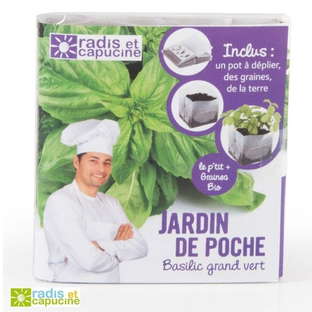 Jardin de Poche Basilic Bio