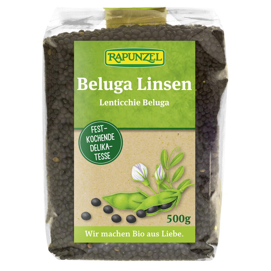 Bio Beluga Linsen schwarz
