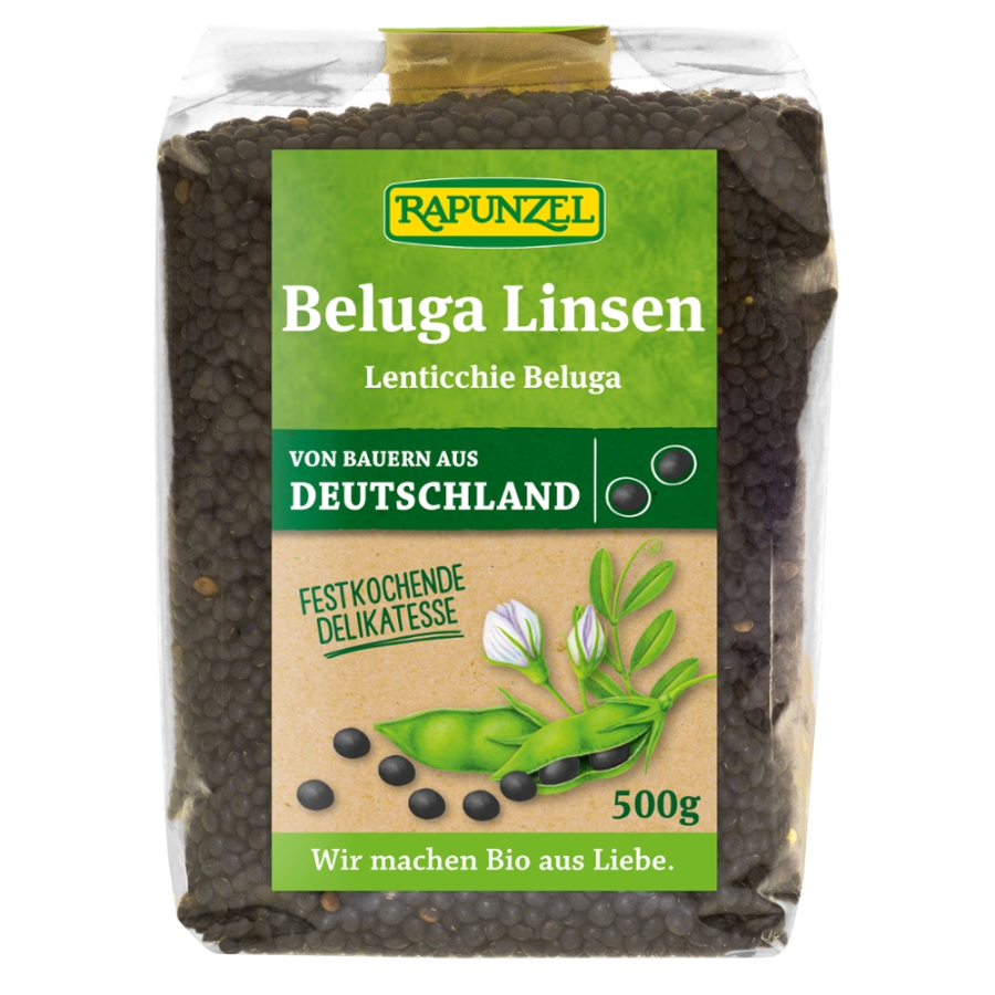Bio Beluga Linsen schwarz